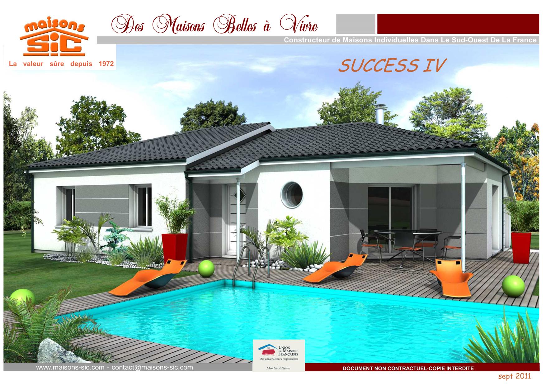 Modèle et plans: floride 4ch du constructeur maisons sic